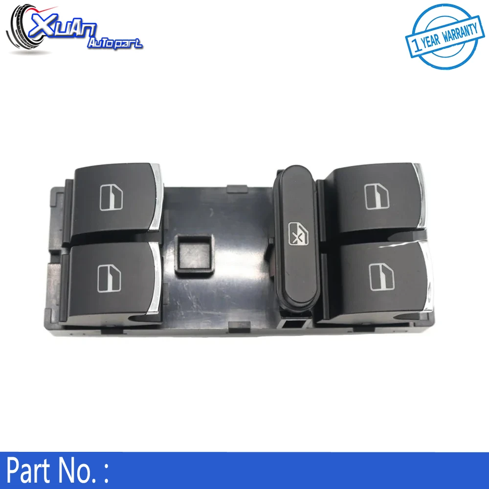

XUAN Electric Master Power Window Control Switch 5ND959857 For Volkswagen Golf GTI MK5 MK6 Jetta Tiguan Passat B6 CC Seat Leon