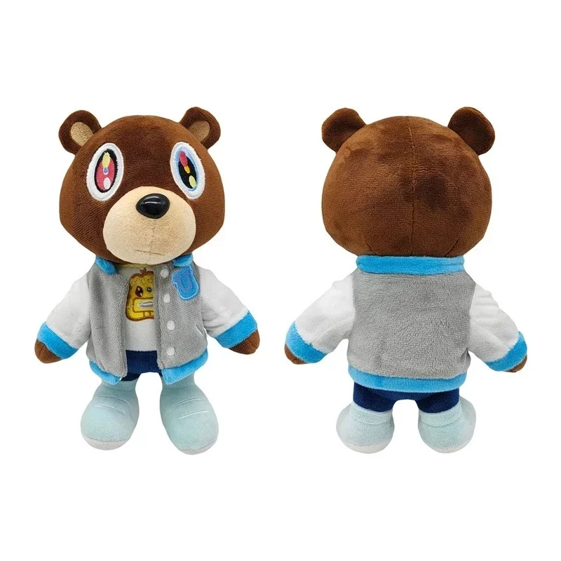 Kanye West Graduação Urso Bonecas de pelúcia, Home Room Decor, Bonecas recheadas para criança, Aniversário, Presente de Natal