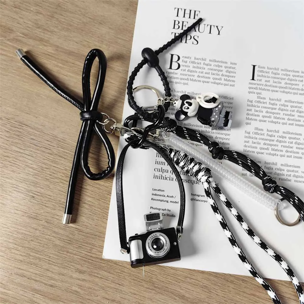 Camera Bag Charms Miu Style Woven Bag Pendant Woven Rope Pendant DIY Handbags Charms Accessories Decoration