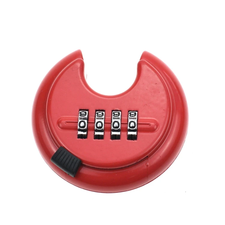 new YH1808 70mm discus lock trailer 4-position disc combination padlock