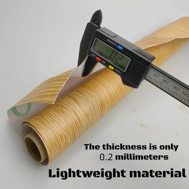1Roll Peel and Stick Floor Sticker Natural Wood Grain Appearance Self Adhesive Scratch Prevention Suitable for Kit 3