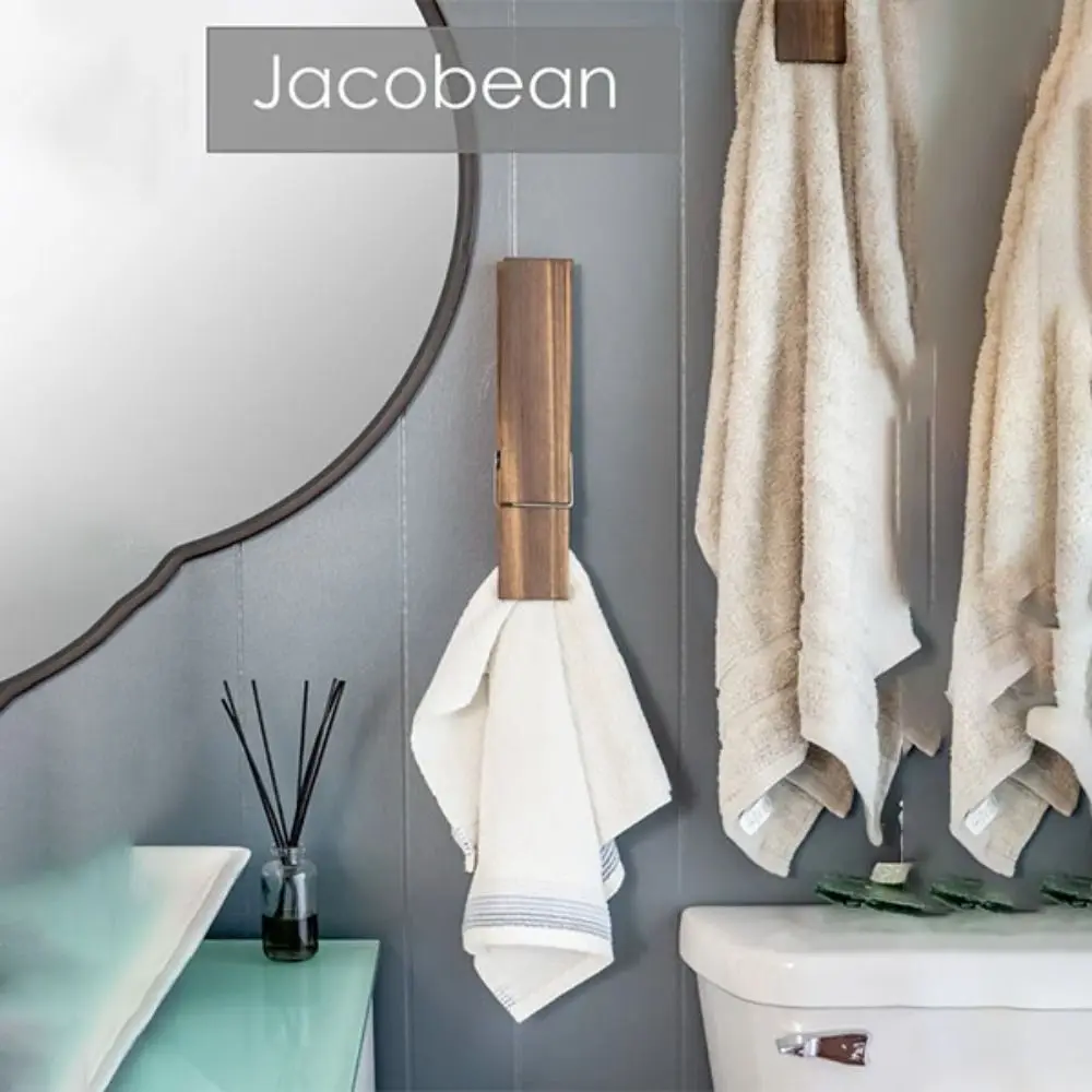 New Wooden Giant Towel Clip Bathroom Towel Holder Accessories Giant Clothespin Large Clothespin Towel Rack Funny 30CM/12IN