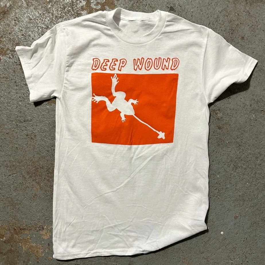 Vtg Deep Wound Band Gift For Fans Cotton White Full Size Men Women Shirt AQ20