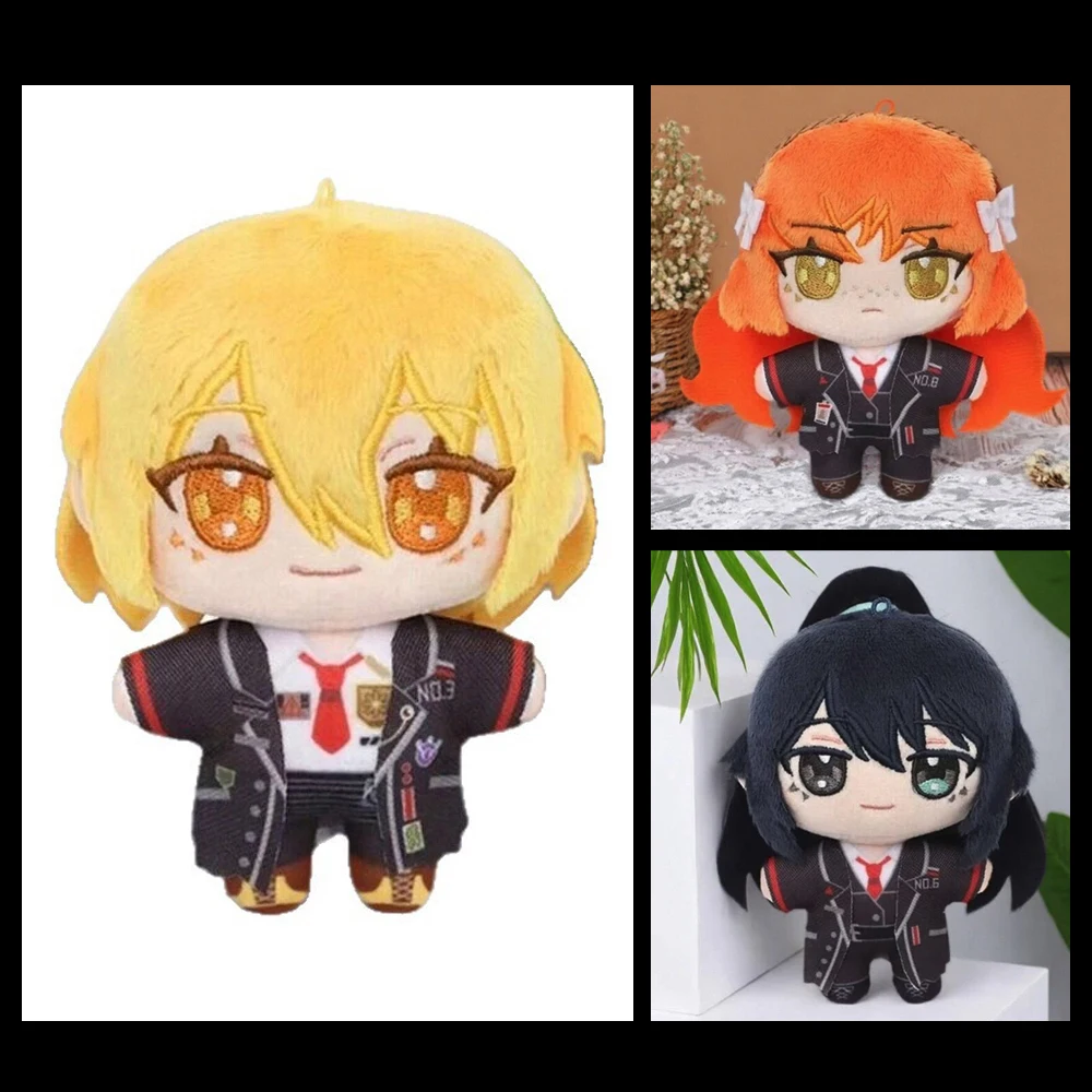 

Роскошные милые плюшевые игрушки-брелоки 10 см по мотивам аниме-игры Limbus Company: Хонг Лу / Ишмаэль и Дон Кихот, подарочная кукла-подвеска для сумки