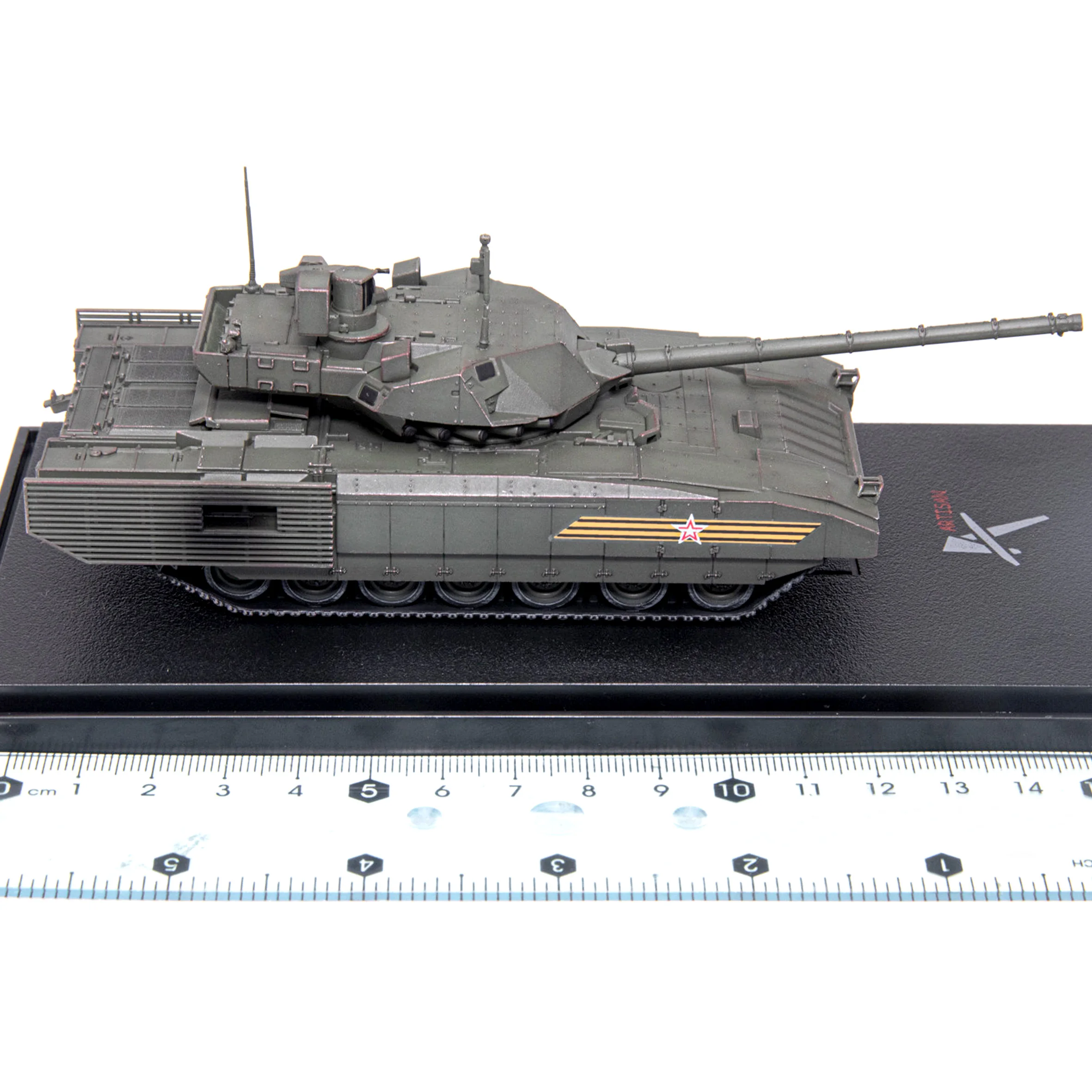 1: 72 AS Russian T-14 Armata main battle tank model (military parade camouflage) static finished model