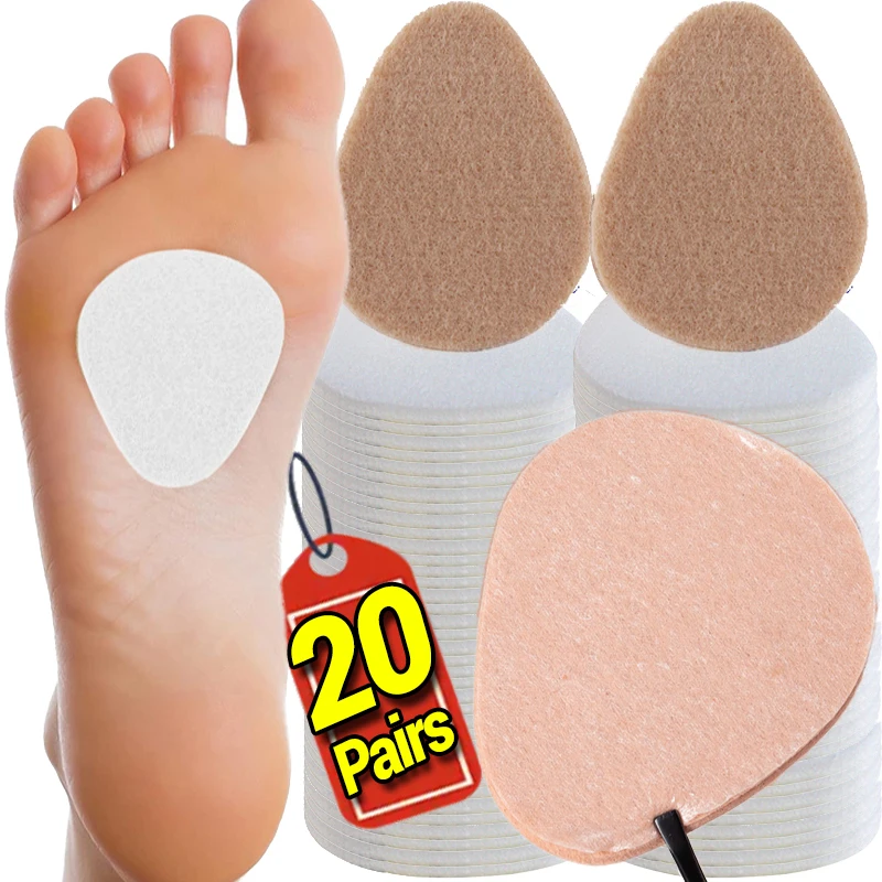 

Pain Relief Felt Forefoot Pads Ball for Men Women Self Adhesive Shoe Inserts Cushion Comfortable Half Insoles Foot Support Pads