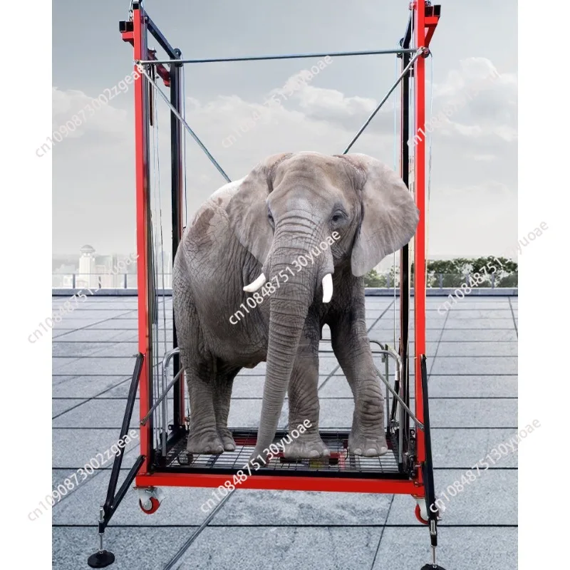 Electric scaffolding residential construction, 6 meters, 8 meters, 12 meters folding mobile new lifting platform remote control