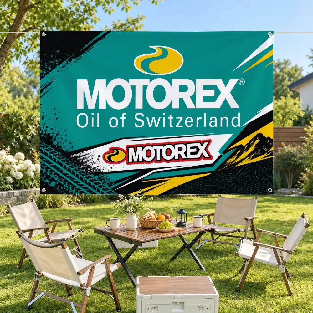 Brand Motorex Flags Minimalist Fabric Banner Flags Garden Shop Bedroom Festival Birthday Wall Decor