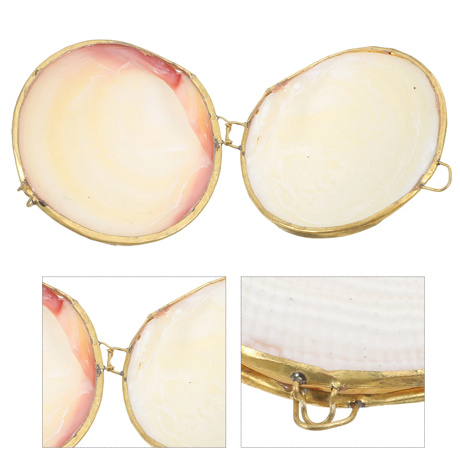 Creative Jewelry Storage Case Container Shell Ring Wedding Scratch-resistant Compact Box