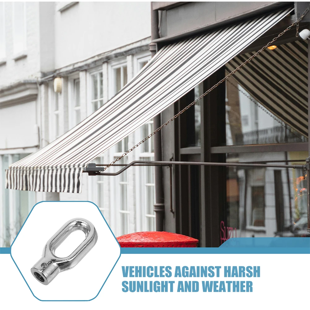 Picture 5: Universal Awning Ring Hook Aluminum Alloy Retractable Outdoor Carport Shade Parts Accessories Replacement Crank Support