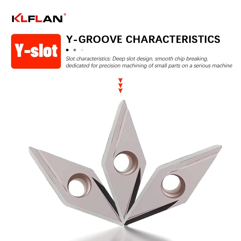 إدراجات سيراميك بلمسة نهائية ماسية VBGT160404 VBGT160402 VBGT16040201 إدراجات الحز للصلب والحديد الزهر #2