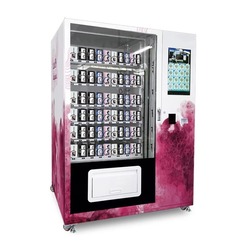 

Custom Wholesale Automatic Cosmetics Eyelash Cosmetics Vending Machine, with Advertising Screen, Elevator Can Be Installed