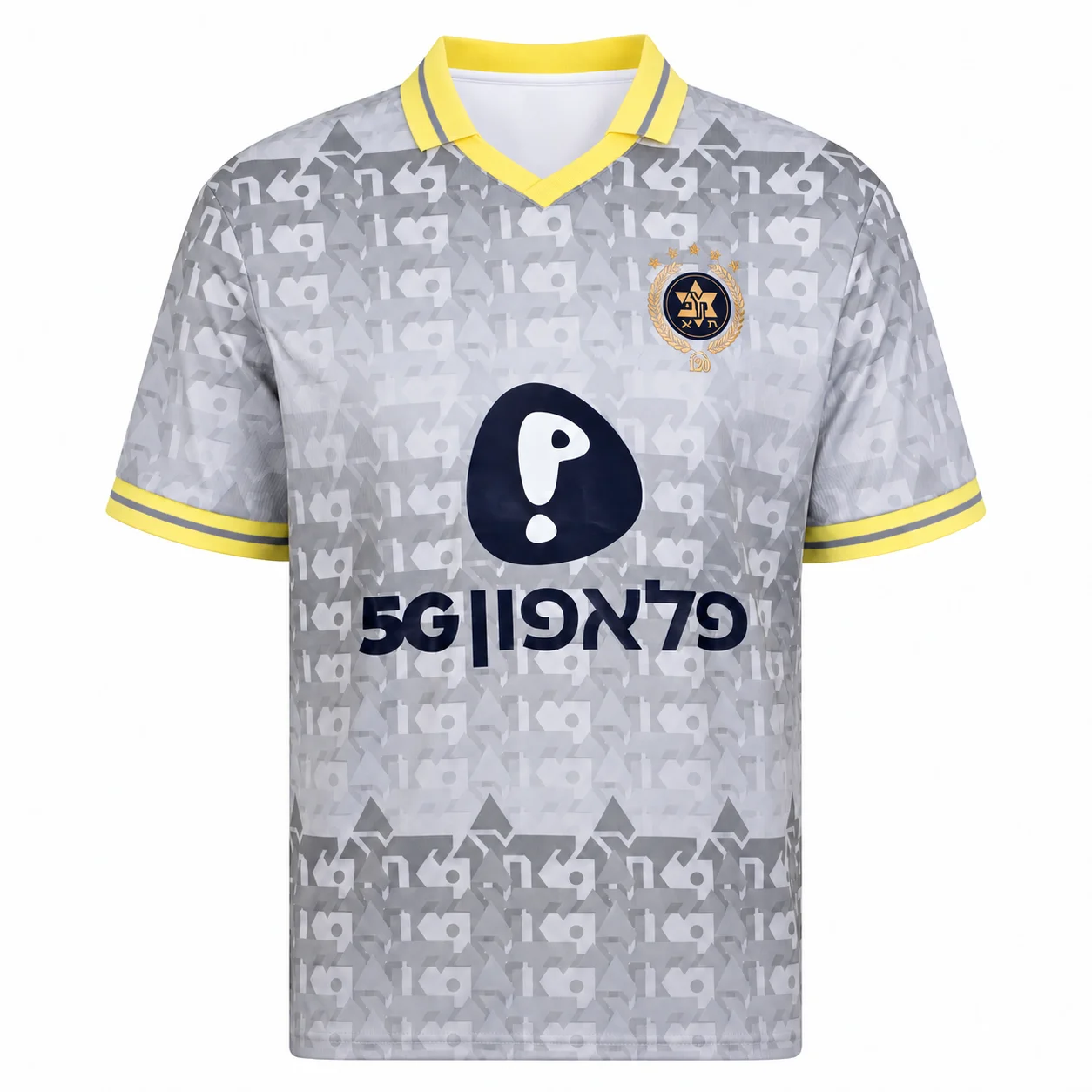 2026/27 Men's Israel Style Soccer Jersey Football Training Shirt Short Sleeve Sport Top Yellow Blue Graphic Match Day Streetwear