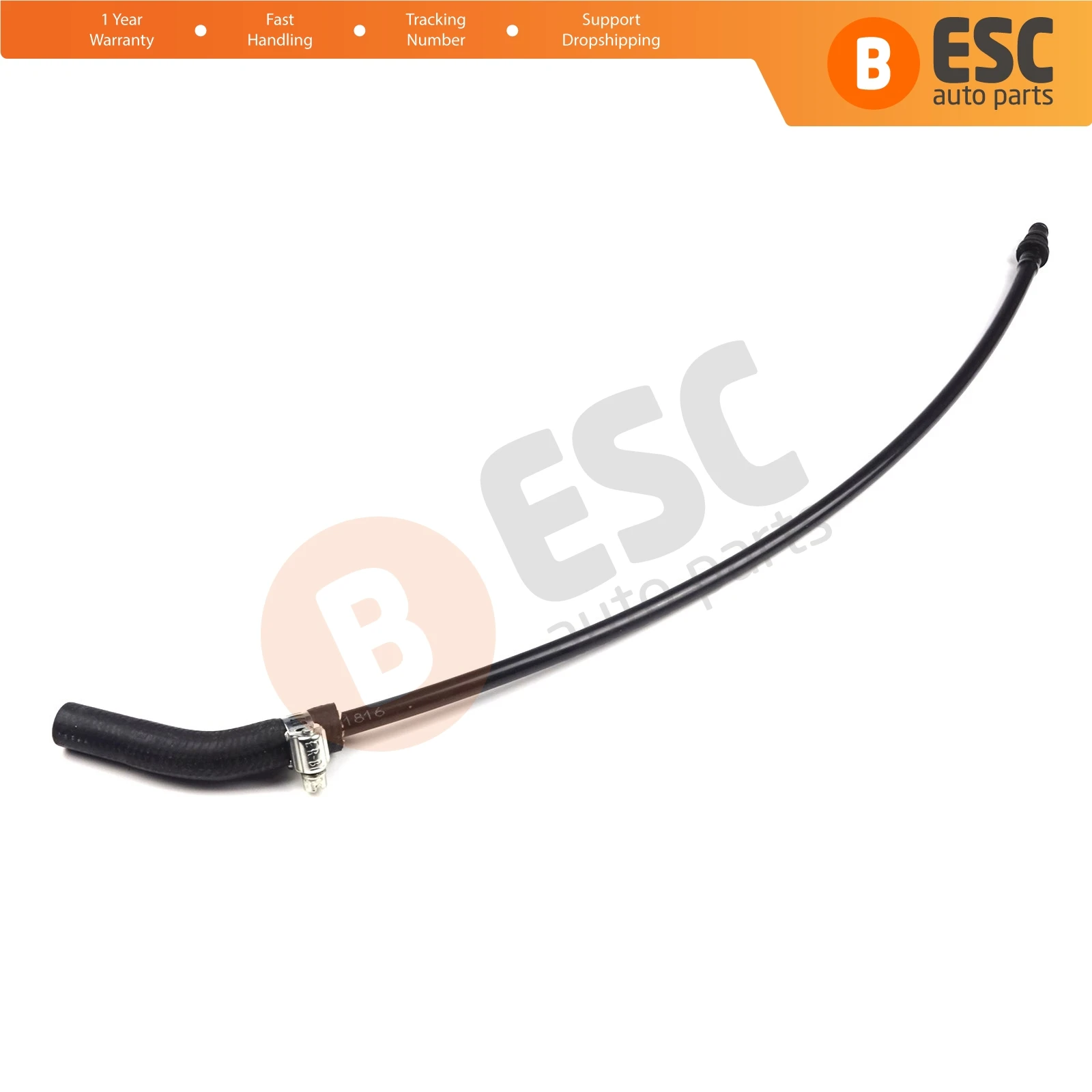 EHC665 Engine Coolant Overflow Hose Vent Tube Breather Pipe 2115011525 for Mercedes E Class W211 E320 E280 OM648 Engine 3.2 D