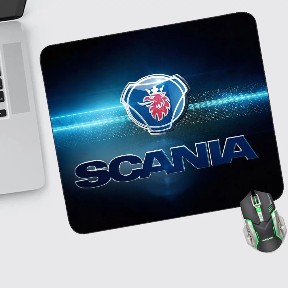 

Scanias Saabs Truck Mouse Pad Small Gaming Accessories Keyboard Computer Offices Desk Mat Pc Gamer Non-slip Rubber Mousepad