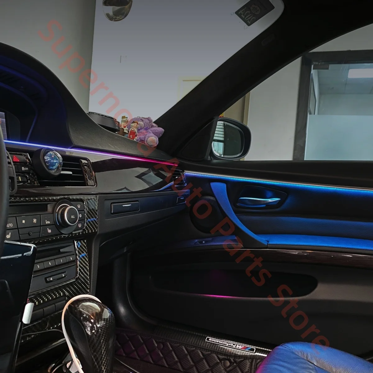LED Ambient light For BMW 3 Series E90 2005-2012 Atmosphere lamp car interior lighting upgrade footlight trim strip APP control