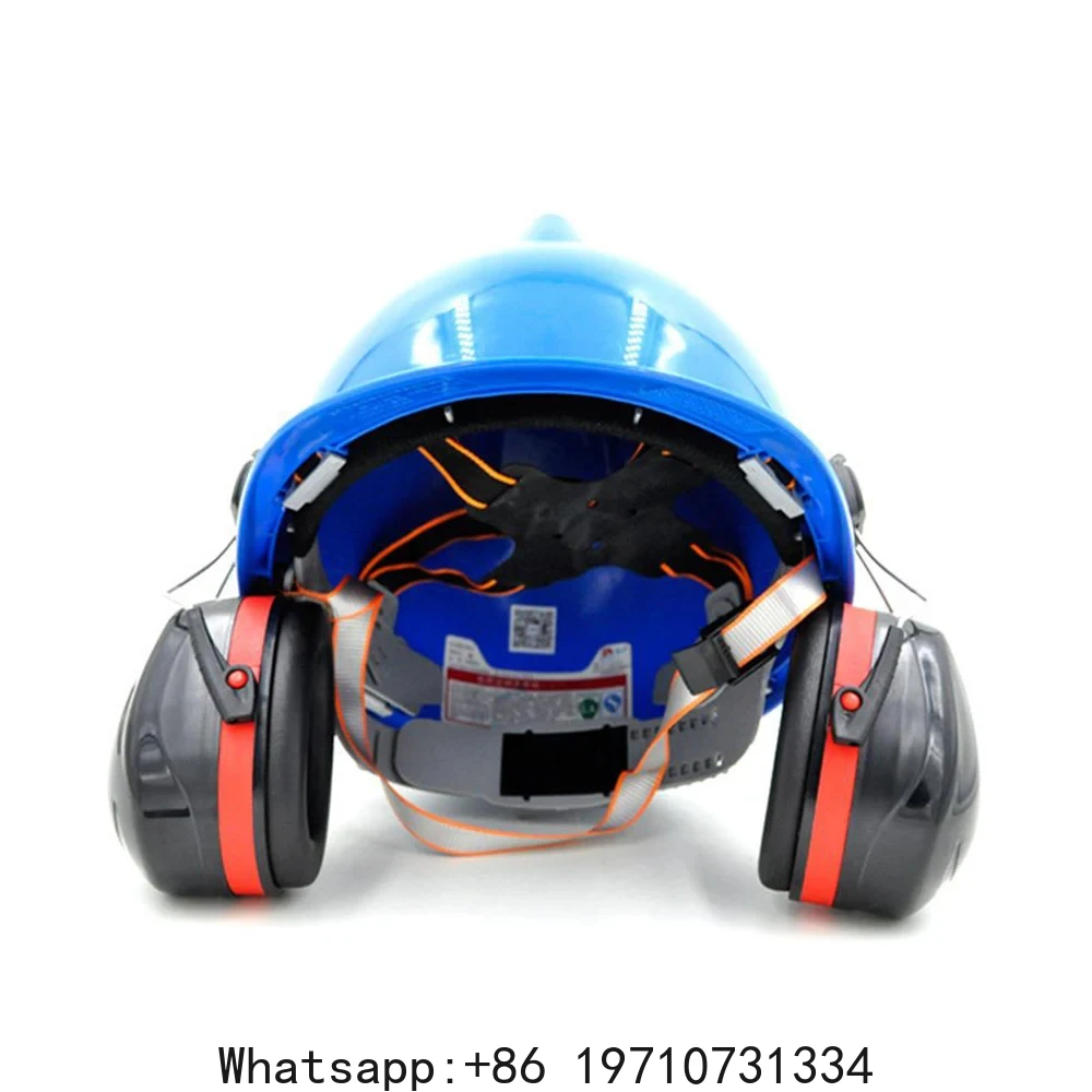 Hard Hat Mounting Ear Muffs Cap Mount Protective Earmuffs Noise Reduction Ear Covers Noise-cancelling Ear Protectors
