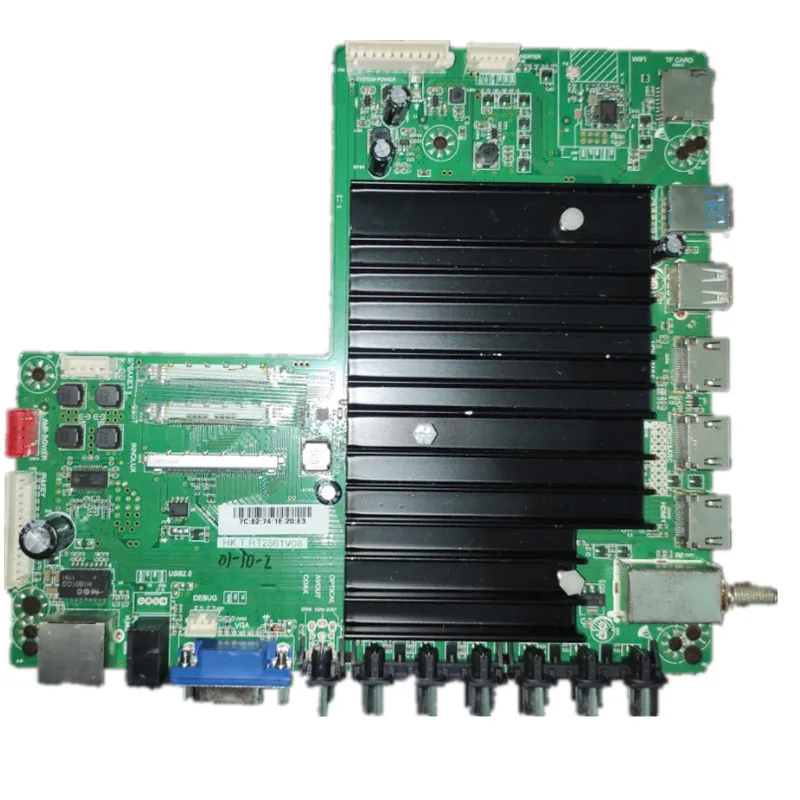 Free shipping! HK.T.RT2861V08  4K wifi network TV motherboard   FOR   LED  SCREEN LSC550FF09  BH-17260  BHSC-17002700