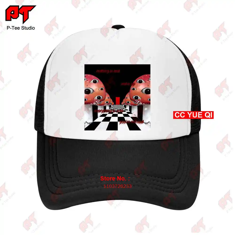 New Limited Weirdcore Aesthetic Mushroom Eyes Strangecore Traumacore Baseball Caps Truck Cap WWF9