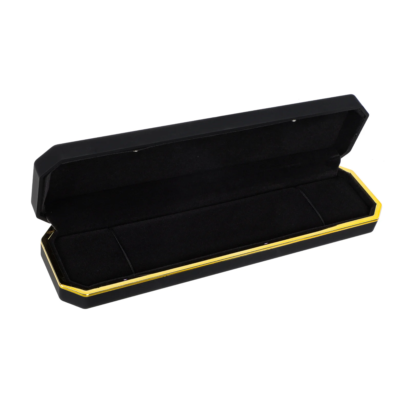 

Unique LED Lighting Necklace Storage Box Romantic Jewelry Functionality Luxurious Design Scratch Dust Protector