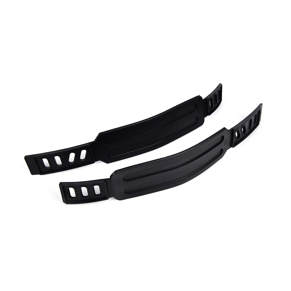 Black 1 Pair of Plastic Pedal Straps Buckle, Anti-Slip Pedal Toe Strap Fixed Gear for Bike MTB Bike BMX Bike Pedal