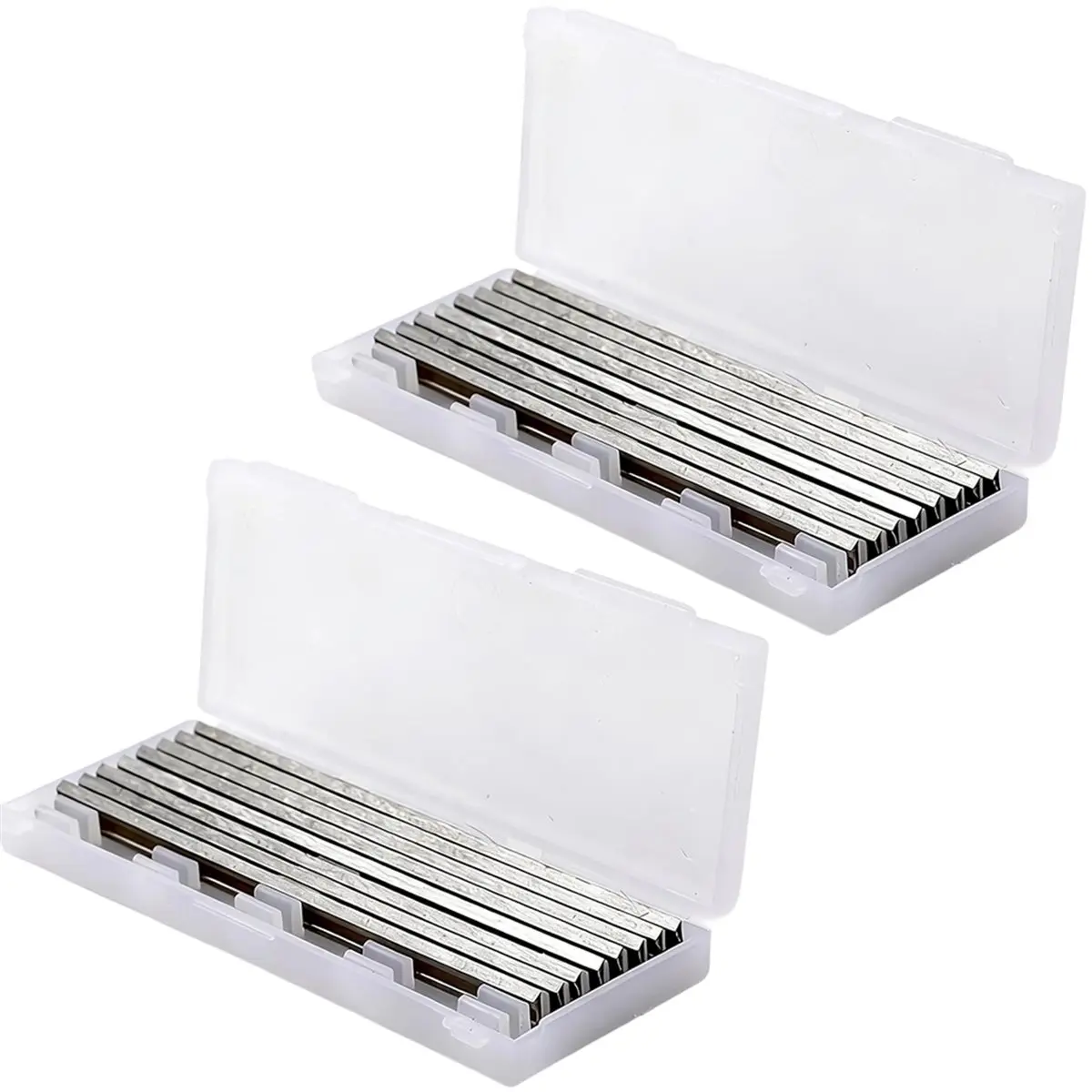 【Limited Offer】20-Pack 82mm Reversible Planer Blades for Electric Hand Planers,with Storage Case