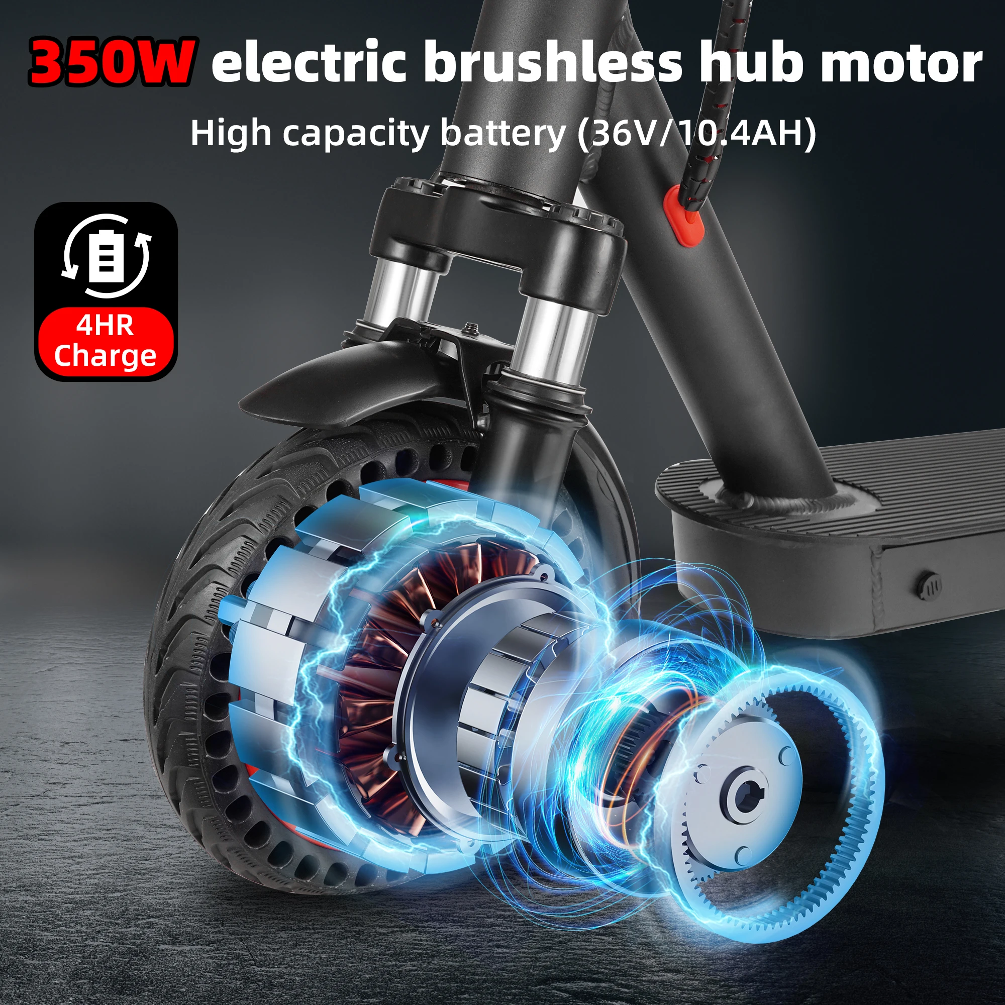 STLF DZ WJW سكوتر كهربائي متقدم بمحرك مزدوج للطرق الوعرة للبالغين 48 فولت 36 فولت مع بطارية 7.8Ah 10.4Ah بلوتوث تعليق كامل #4