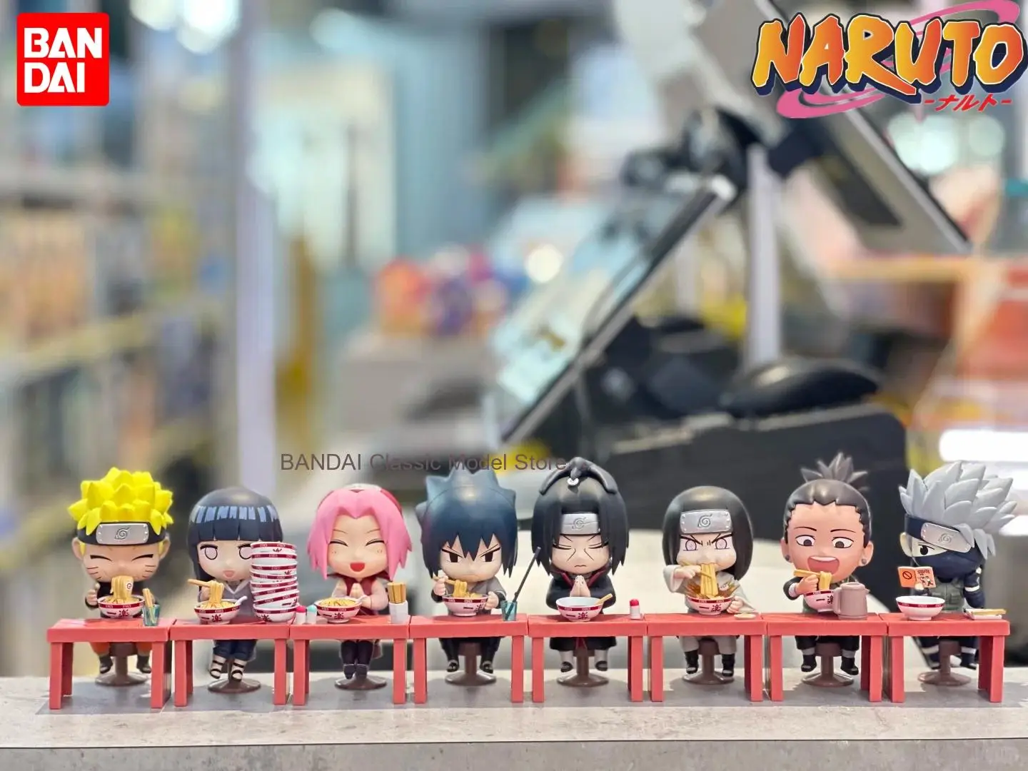 In Stock Genuine Bandai Naruto Breeze Ramen Lamian Noodles Theme Blind Box Figure Model Toys Ornament Holiday Gifts