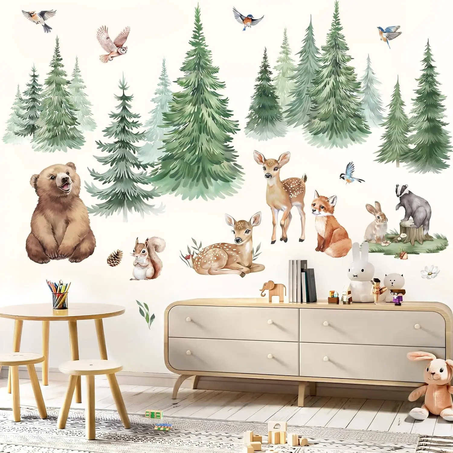 Woodland Animal Wall Stickers 2