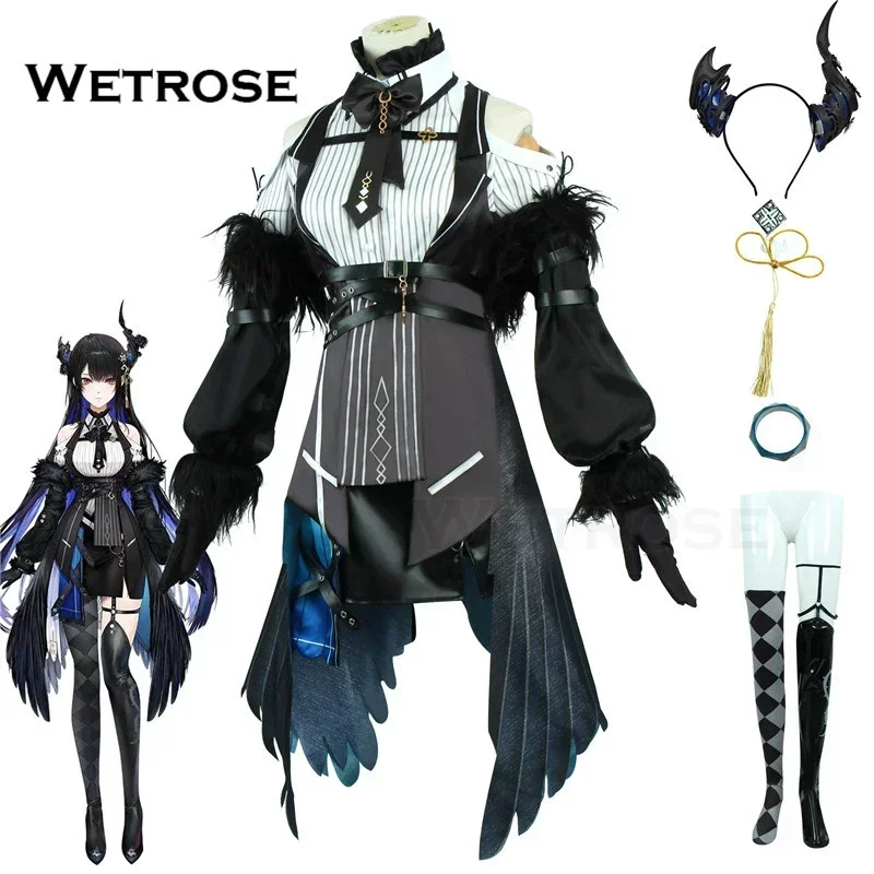 ネリッサ・レイヴンクロフト ホロライブ コスプレ衣装 Wetrose Wetrose】In Stock Nerissa Ravencroft Cosplay Costume Hololive EN