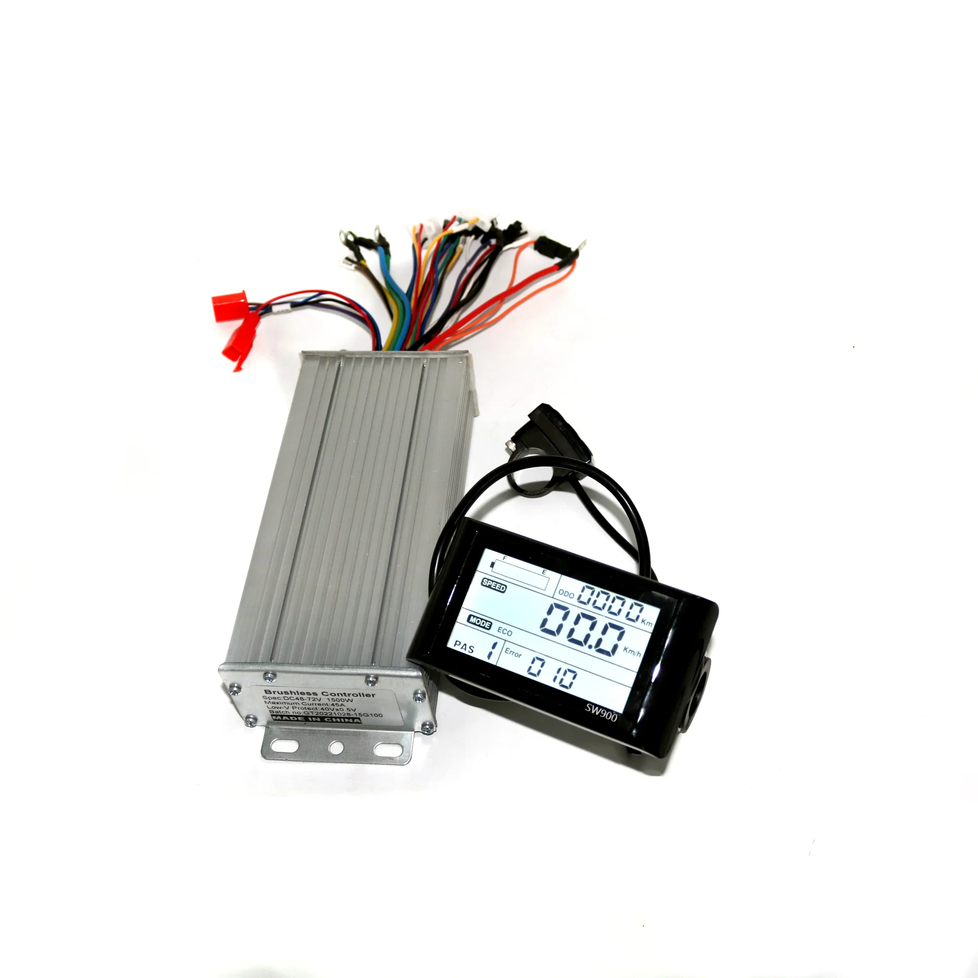 

Greentime 72V 1500W 45A Brushless DC Motor Controller Ebike Controller +SW900 Display One Set