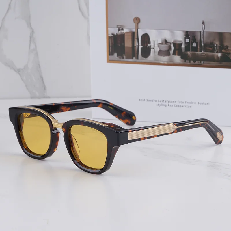 

Солнцезащитные очки JULIES DECADE COLLECTION: роскошные, классические, овальные, под золото, с эффектом черепахового панциря, для мужчин, высочайшего качества, из толстого ацетата.