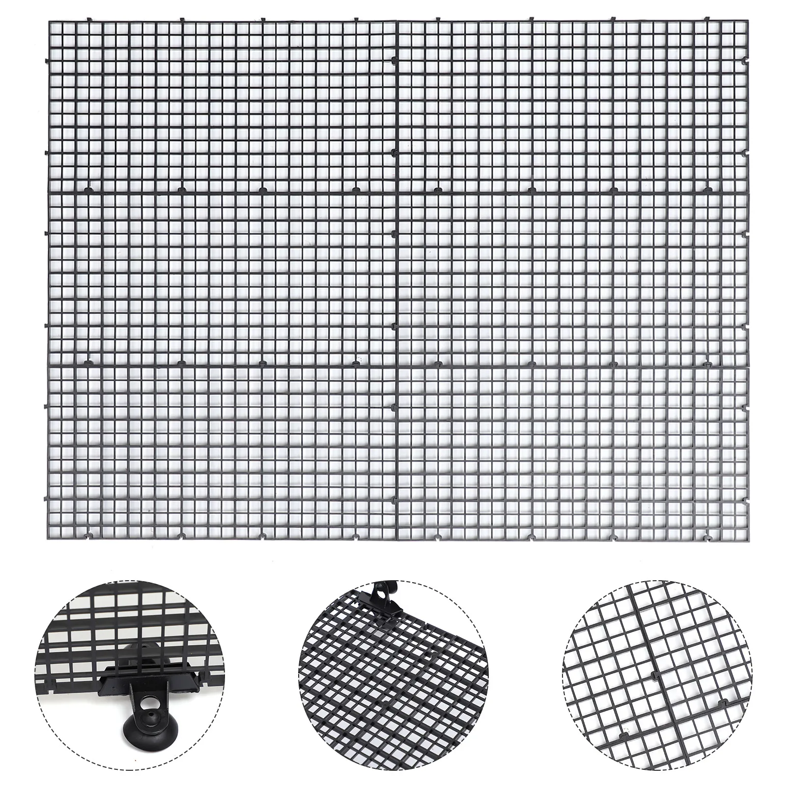 

1 set Fish Divider Set Black Grid Tray Aquarium Separator Bottom Partition Baby Betta Isolation Tank Supplies Eco Friendly