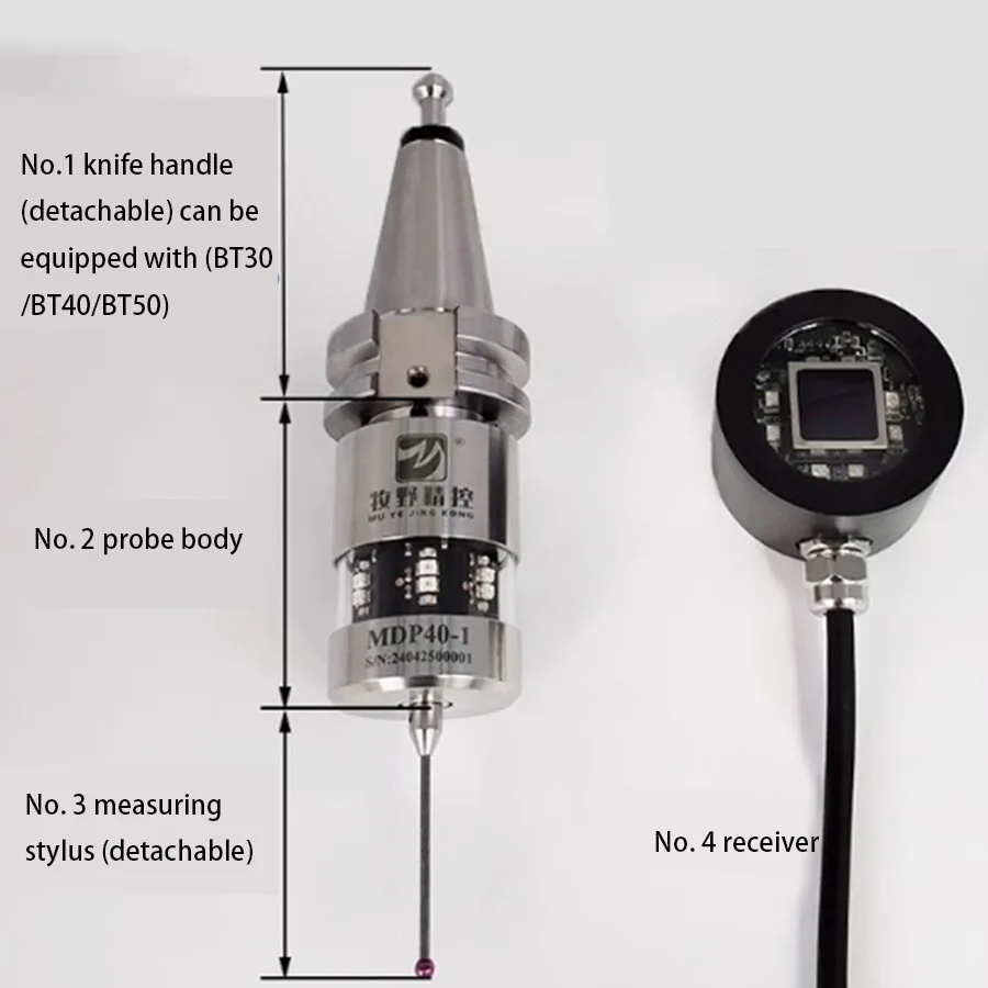 CNC machine tool wireless probe CNC contact probe automatic centering edge finder replaces Renishaw MDP40 probe