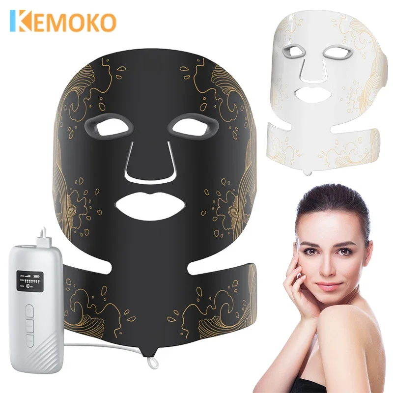 masque-facial-led-sans-fil-7-couleurs-therapie-en-silicone-etanche-anti-vieillissement-rajeunissement-eclaircissant-nouveau-ton-photon-doux-reparation-de-la-peau