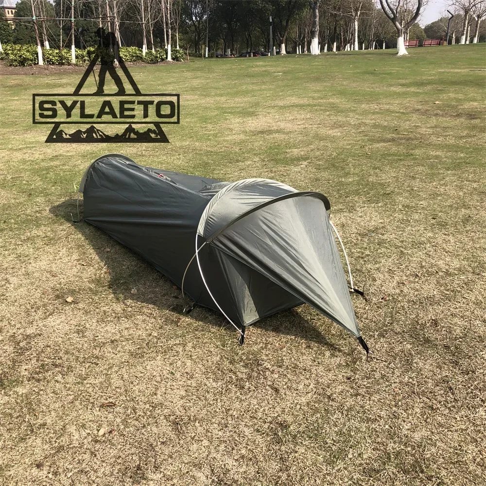 Ultralight Single Person Tent Waterproof Camping Tent for Outdoor Backpacking Hiking Fishing Camping Tent Travel Accessories