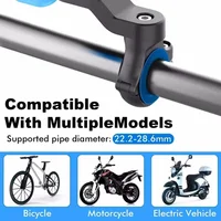 360 °   Support de téléphone universel entièrement réglable et rotatif, antichoc, pour moto et vélo, support de navigation GPS pour tous les smartphones 4