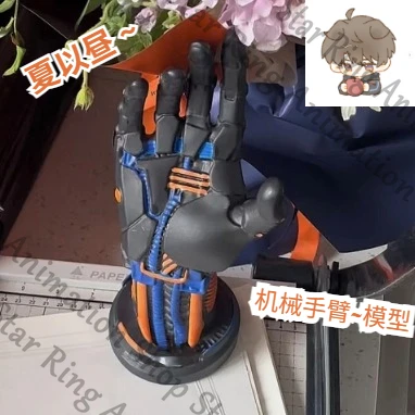 

Love and deepspace colleagues Caleb ambitus (orange/blue) machine hand X-02 model Originality handsome High Quality photograph