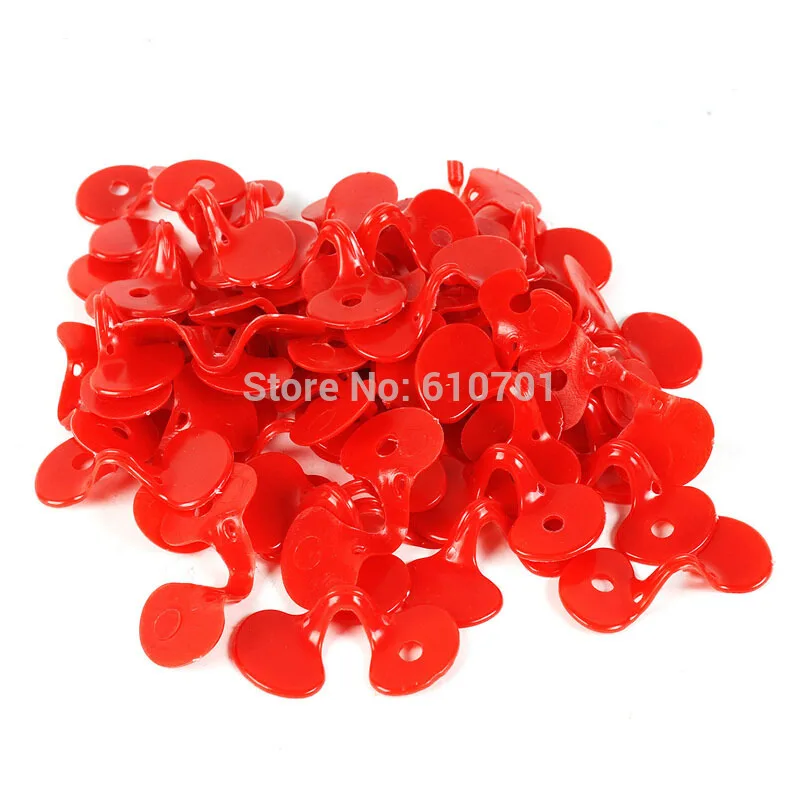 1000pcs x Medium Adapt to 0.5-2.25kg Creative Chicken Glasses Eyes Mask Blinder with Hole Protector Avoid Hen Pecking Plastic