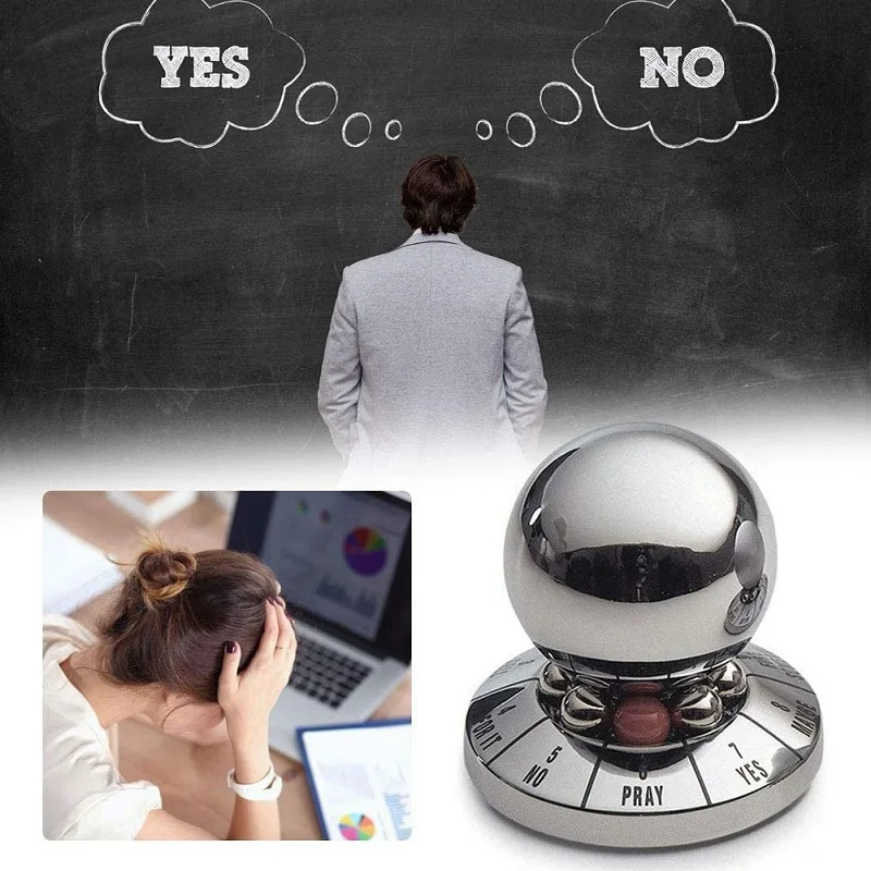 Prophecy of Fate Lucky Decision Ball Home Office Finger Rotator Anti Stress Adult Stress Relieving Toy Desktop Decoration Gift
