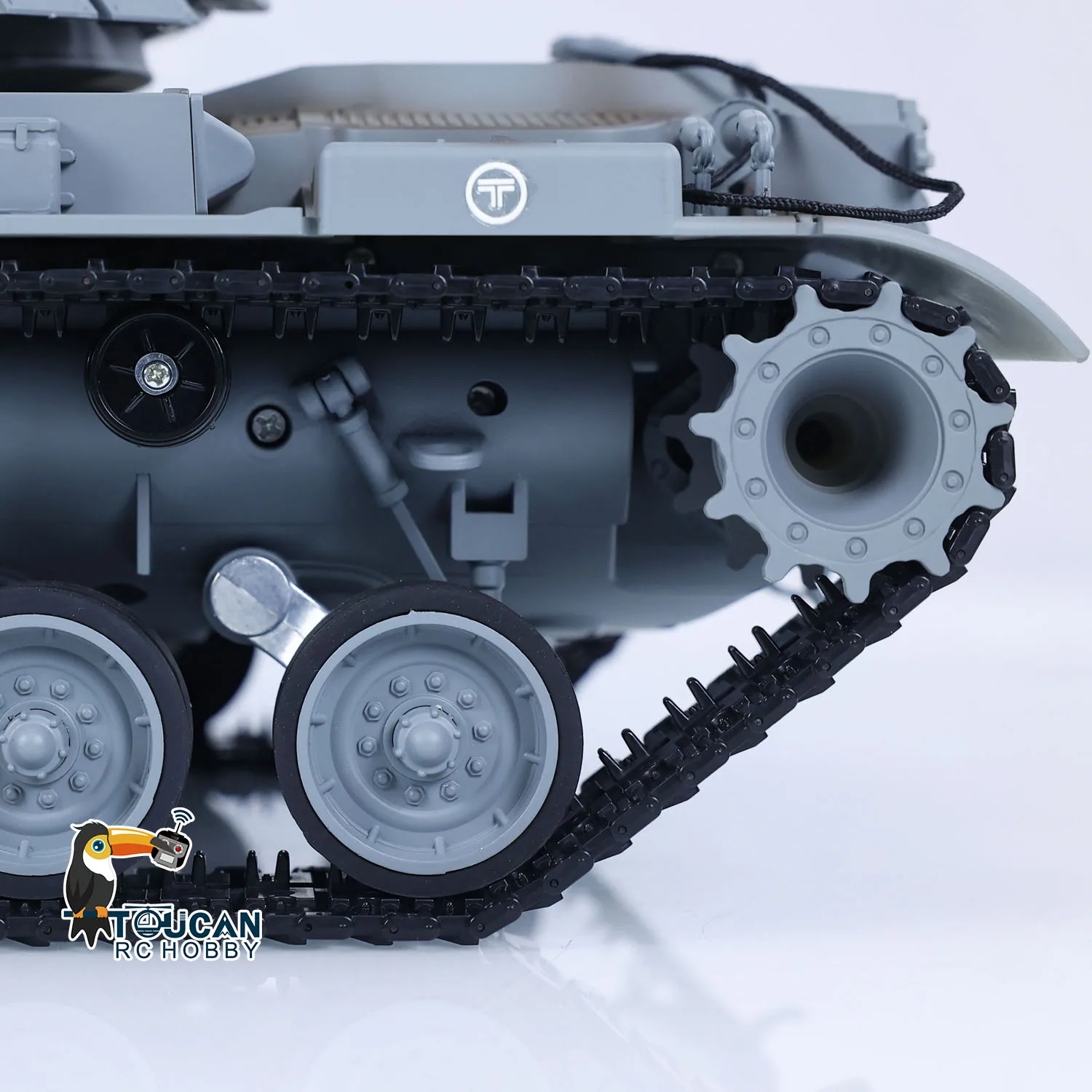 RC 1/16 Tank Model Tongde Israel M60W ERA Remote Control Infrared Battle Tanks Sound LED Lights Smoke RC Panzer Toy - Image 5