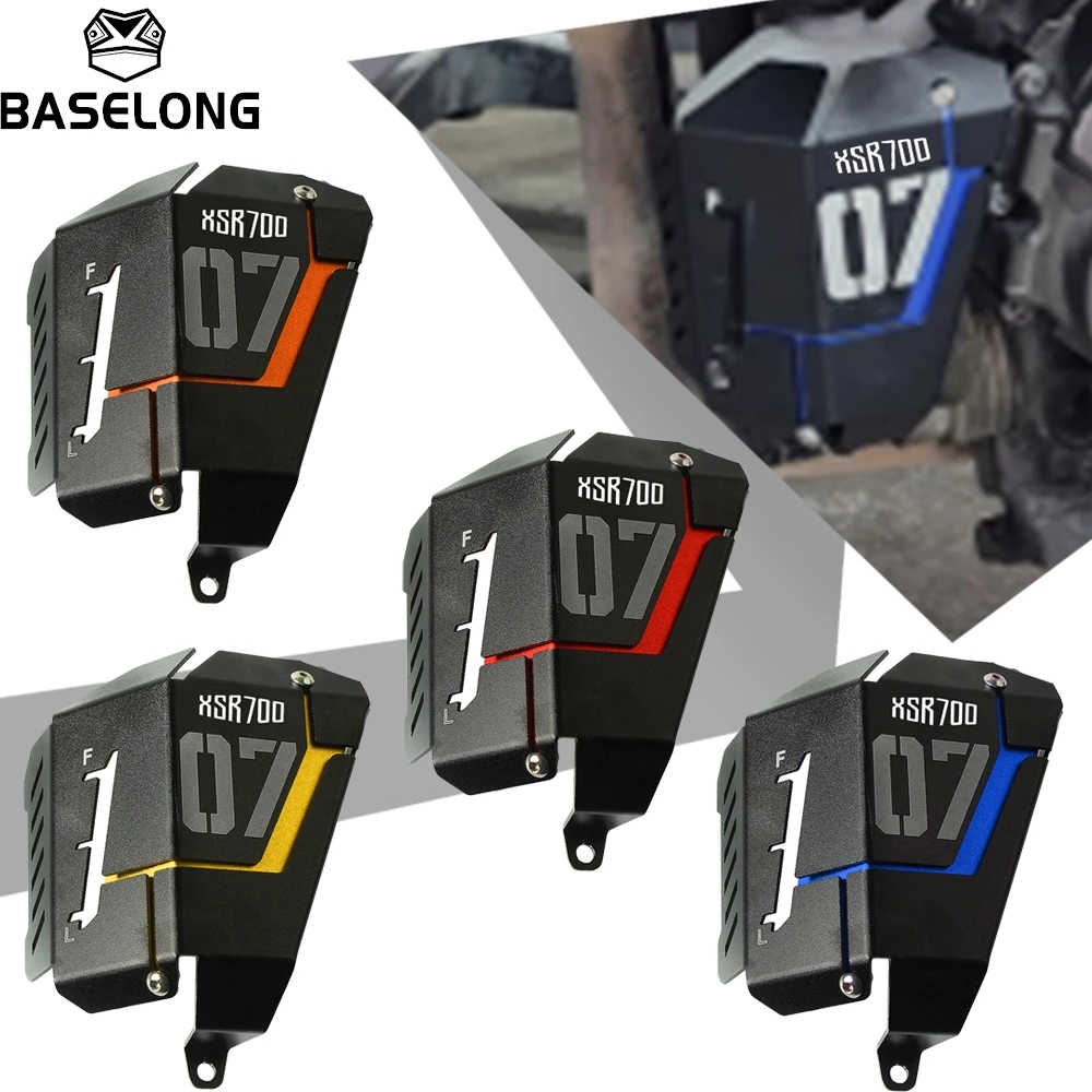 

Radiator Guard Coolant Recovery Tank Shield Cover For Yamaha XSR700 XSR 700 2015-2016-2017-2018-2019-2020-2021-2022-2023-2024