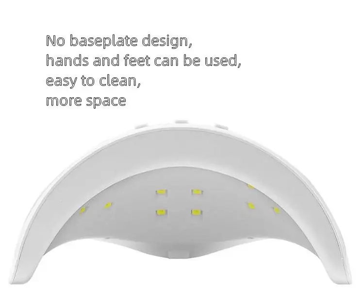 UVおよびUSB充電式ネイルランプ,タイマー30s 60s 90s,マニキュアおよびペディキュアツール