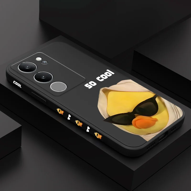 

Pout Rubber Duck Phone Case For VIVO V50 V40 V30 V29 V29E V27 V27E V25 V25E V23 V23E V21 V20 Y20 Y12 Y21 Y22 Y50 Pro 4G 5G
