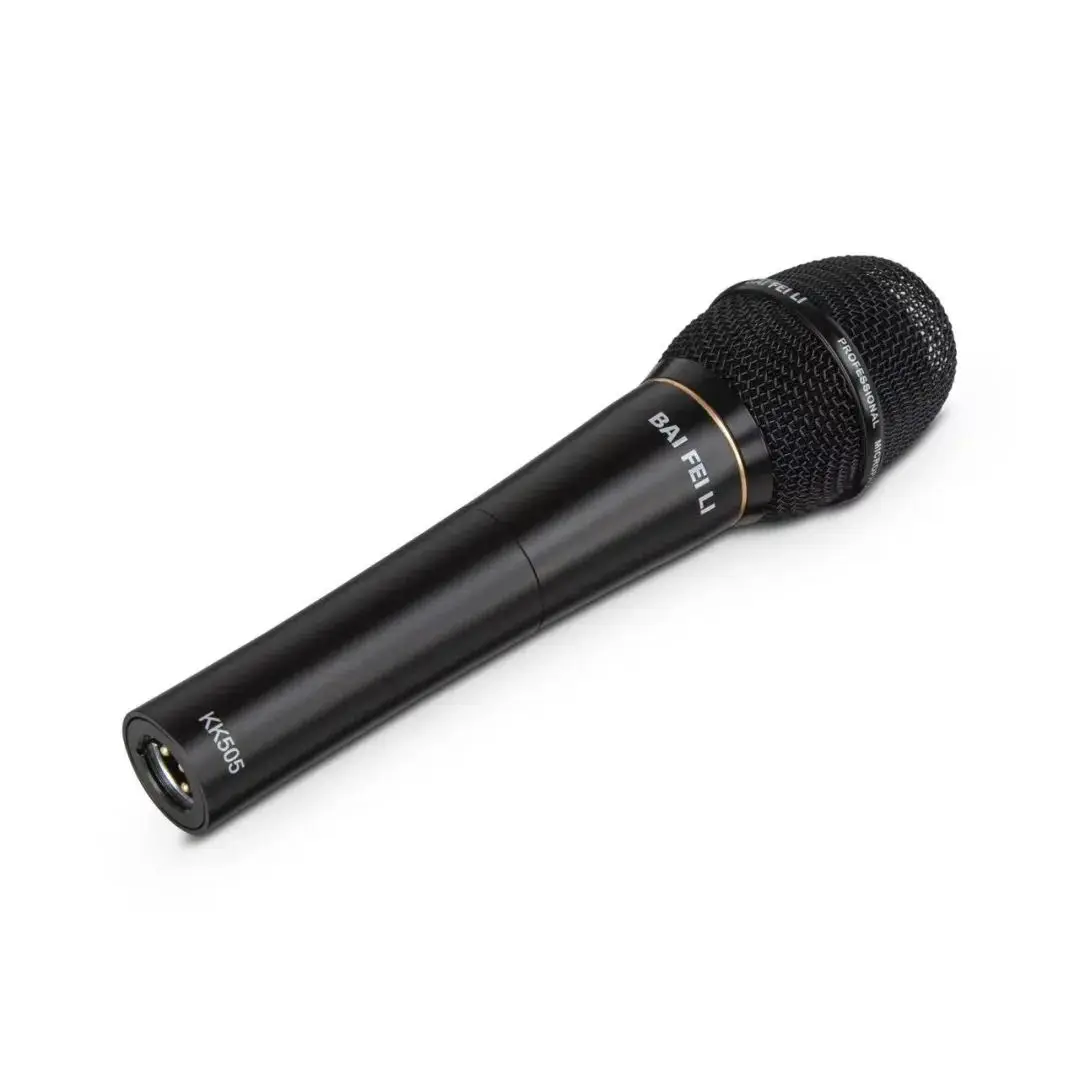 BAIFEILI KK505 Handheld Condenser Microphone With 34mm Large Diaphragm for Live, Speaker, Karaoke Singing, Wedding