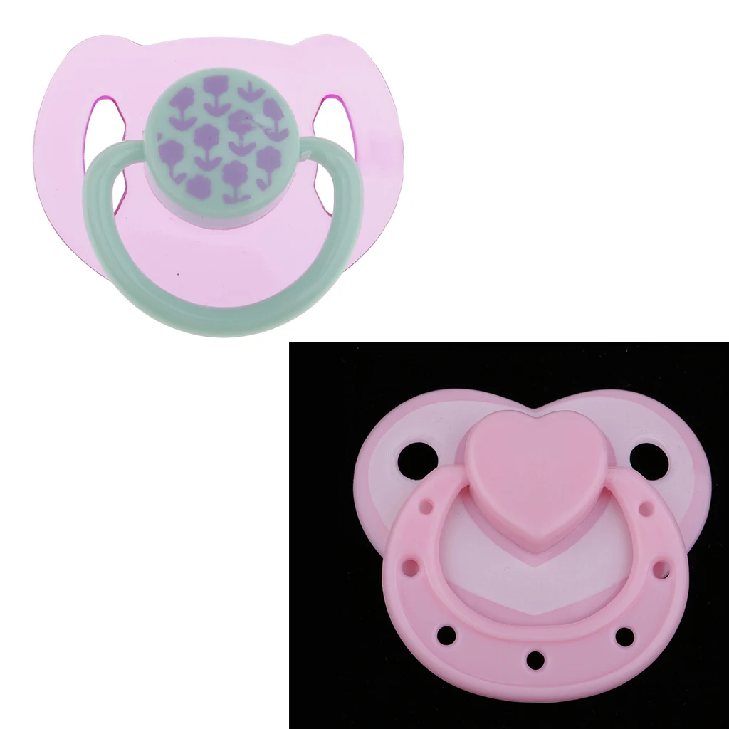

2Pcs Lovely Pacifier for Reborn Dolls Baby With Internal Magnetic