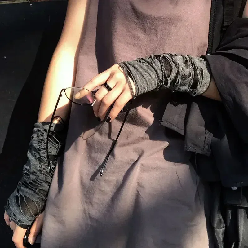 جديد حار بيع المألوف بسيط القوطية أصابع قفازات للجنسين المسيل للدموع تصميم بسط لإعداد الحفلات ودائم #2