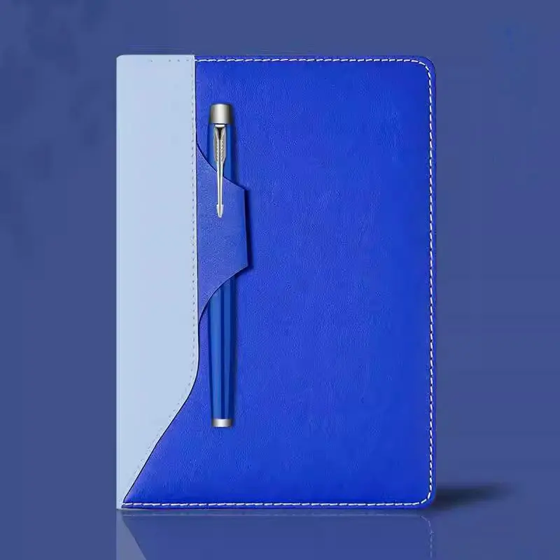 2025customized. promotional soft cover PU leather custom notebook Corporation and school with custom nk245028