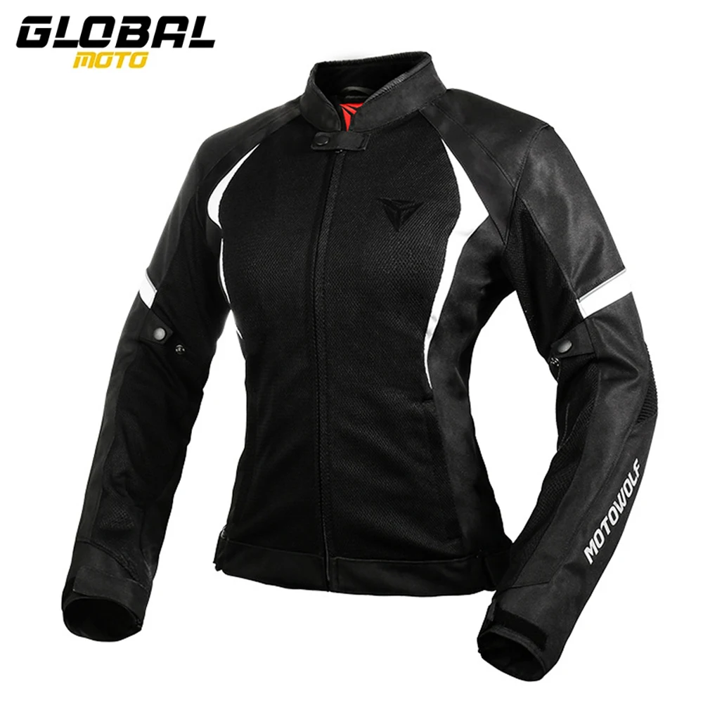 

Women's Motorcycle Jacket Summer Breathable Mesh Motorbike Riding Jacket Outdoor Anti Drop Motocross Windproof Clothing