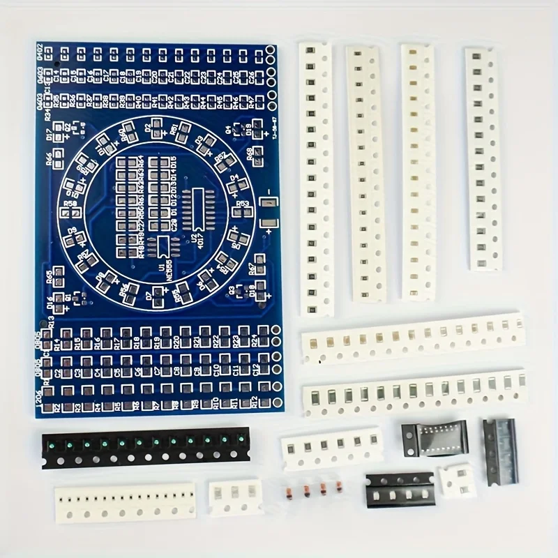 Beginner SMD/SMT Soldering Practice Kit – Reusable DIY Training Board for Skill Building & Teaching